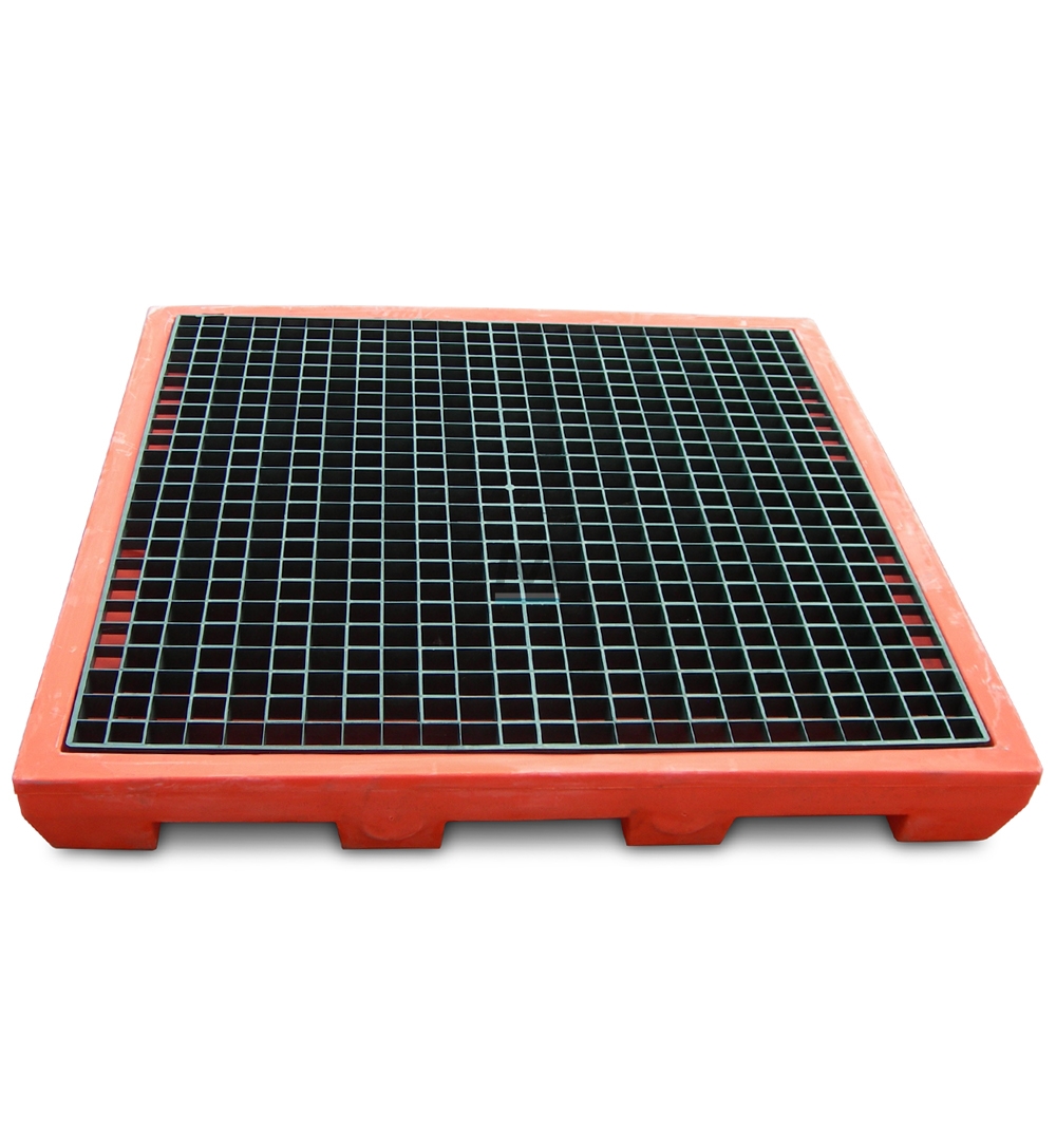 Vasca di contenimento a pavimento in plastica PER PIATTAFORME DI LAVORO