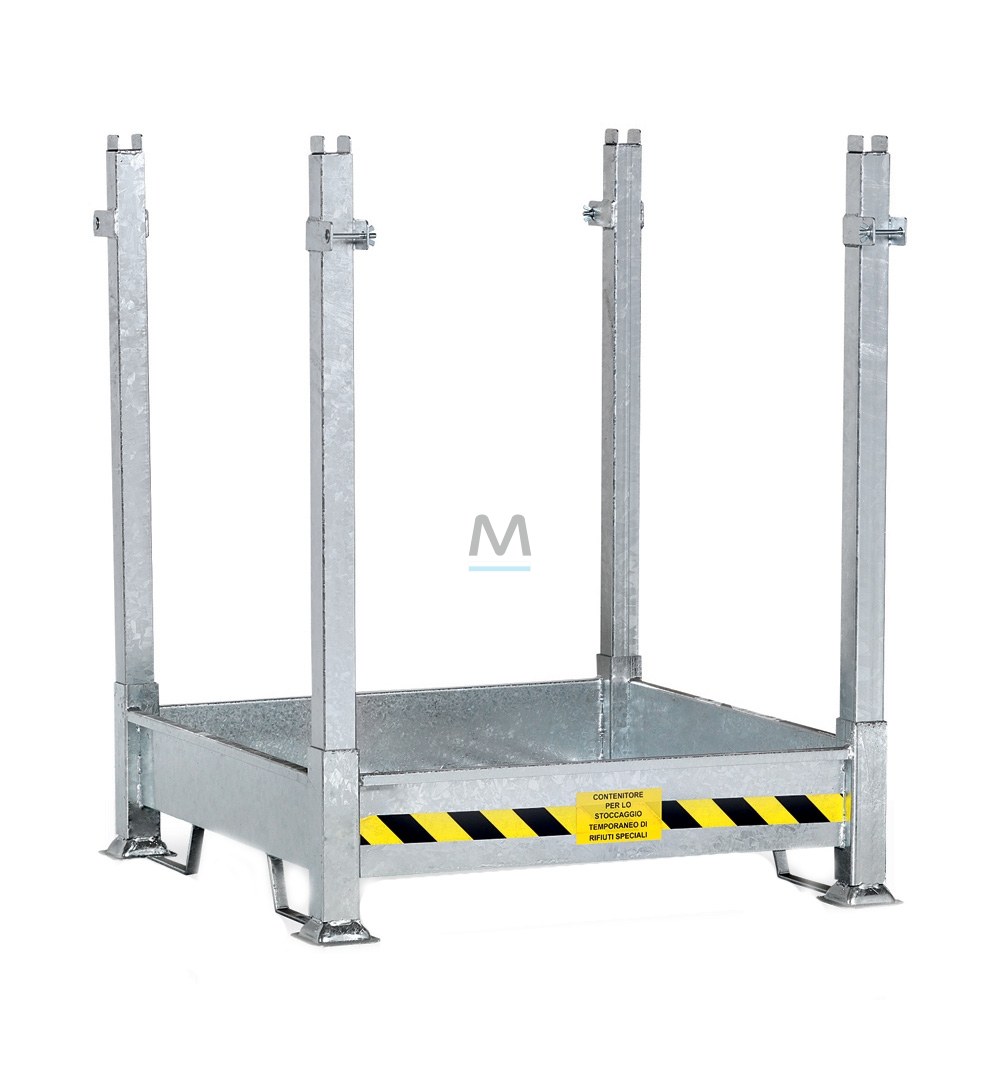 Porta Big Bag smontabile zincato