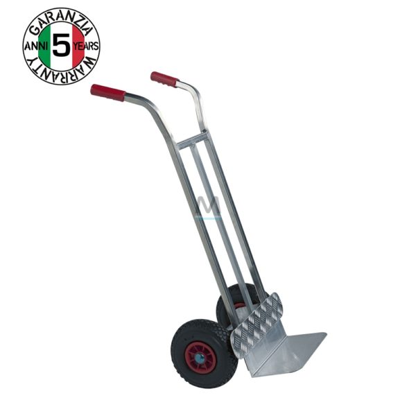 carrello portacasse in alluminio