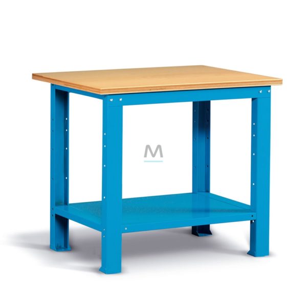 Banco da Lavoro piano in legno 1Mt