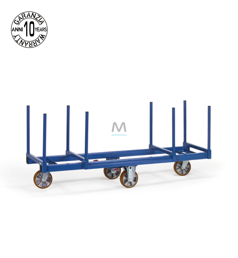 CARRELLO DI SERVIZIO PER CARICHI LUNGHI 1200 KG