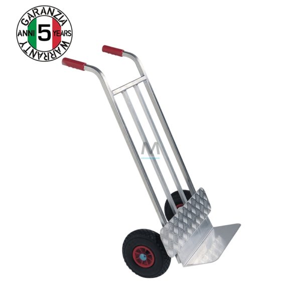 Carrello portacasse in alluminio - portata 200 Kg