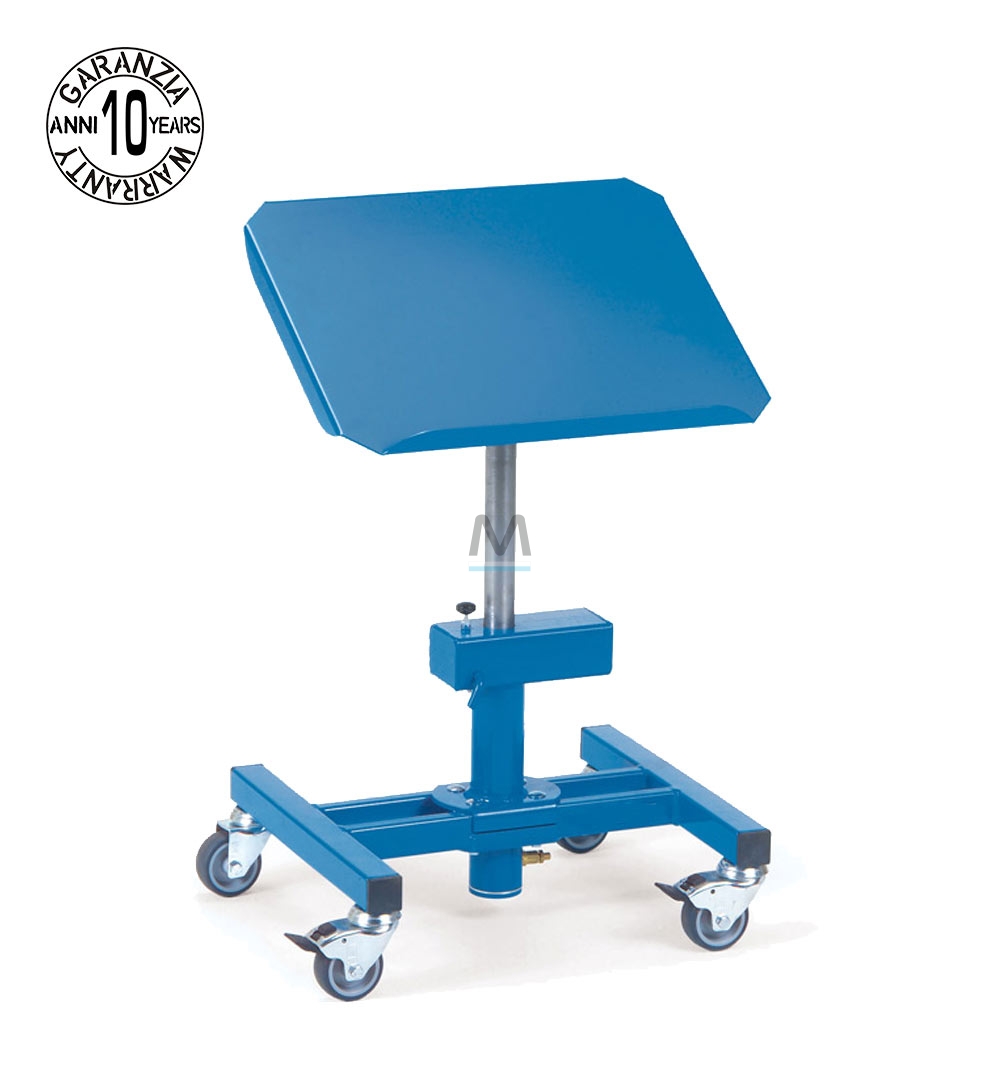 Carrellino portamateriale altezza regolabile 510-700mm