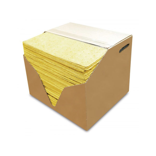 Panni assorbenti per liquidi chimici 28cm x 33cm