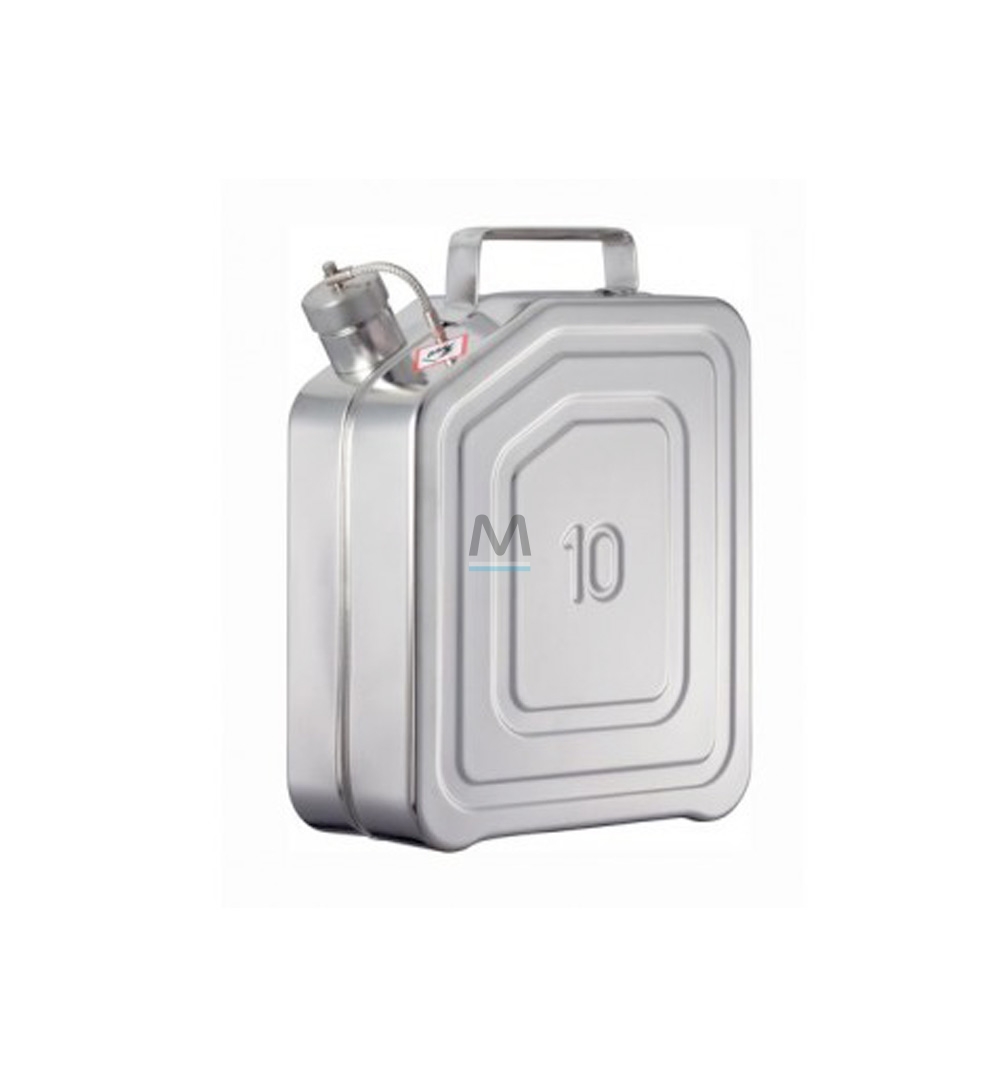 Tanica di sicurezza per liquidi infiammabili con tappo filettato – 10 Lt